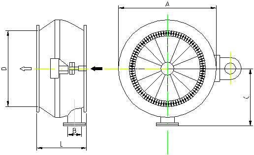 WF-B型二次濾網(wǎng)外形圖